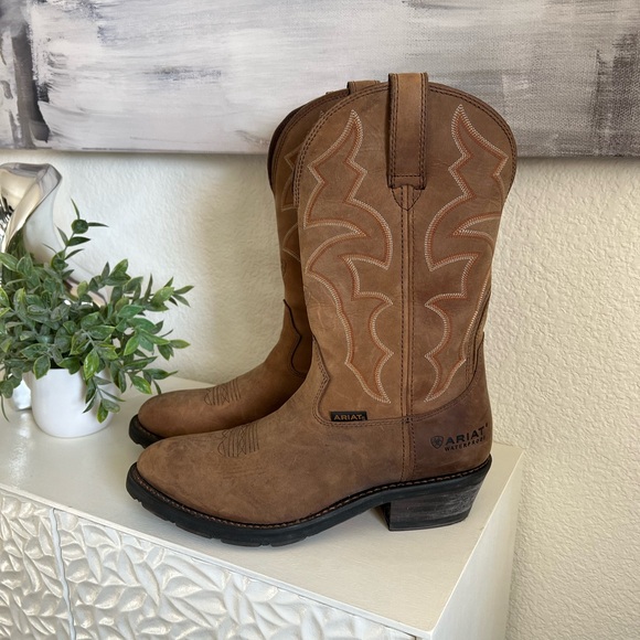 Ariat Men’s Ironside H20 Work Boots - Western - Picture 4 of 11